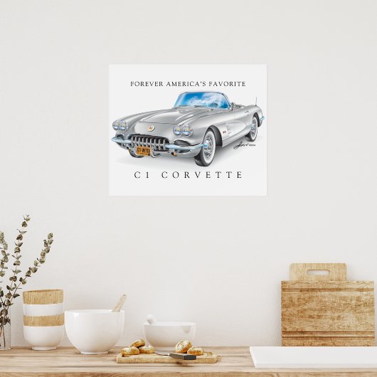 C-ONE AUTOMOBILE ART POSTER (Küche)