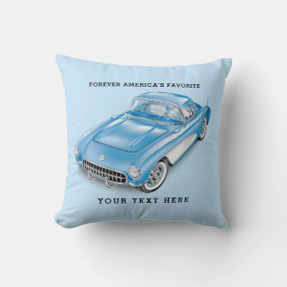 C-ONE AUTOMOBILE ART THROW PILLOW KISSEN