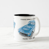 C-ONE AUTOMOBILE ART ZWEIFARBIGE TASSE (VorderseiteRechts)