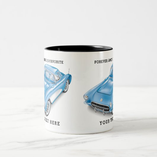 C-ONE AUTOMOBILE ART ZWEIFARBIGE TASSE (Mittel)