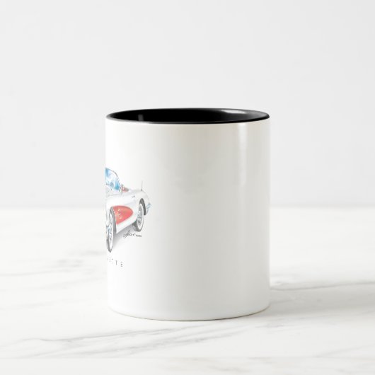 C-ONE AUTOMOBILE ART ZWEIFARBIGE TASSE (Mittel)