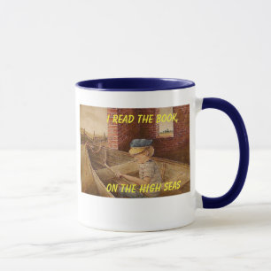 C-OnHiSeas-01, las ich das Buch, AUF HOHER SEE Tasse