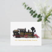 C.P. Huntington Model Motor Postkarte (Stehend Vorderseite)