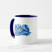 C.P. Life - Cerebral Palsy Coffee Mug No.#1 Tasse (Vorderseite Links)
