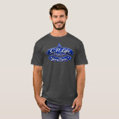 C.P. Life (Design 1) dunkle T-Shirts (Vorne ganz)