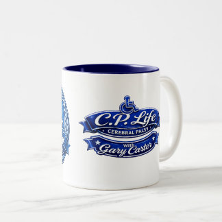 C.P. Life - Zerebralparese-Kaffeetassendesign 1 Zweifarbige Tasse