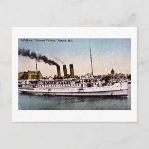 C.P.R., s.s. "Princess Victoria", Victoria, B.C. Postkarte