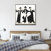 C-Panel mit Schwung Leinwanddruck (Insitu (Schlafzimmer))
