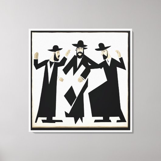 C-Panel mit Schwung Leinwanddruck (Vorderseite)