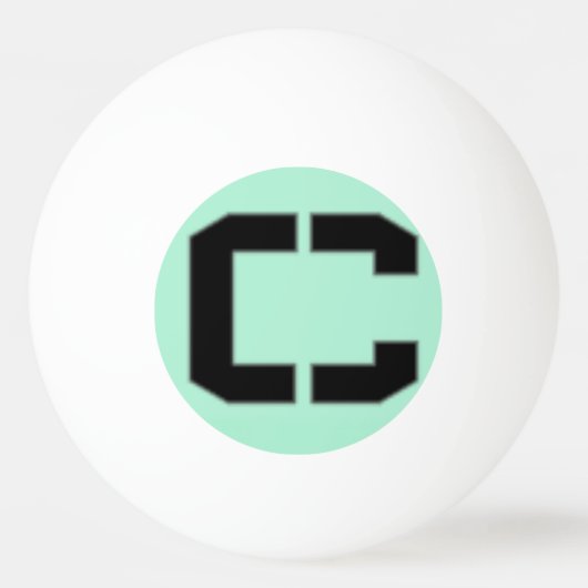 C Ping Pong Ball Tischtennisball (Vorderseite)