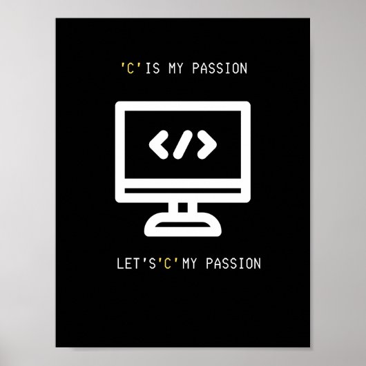 C-Programmierleidenschaft Poster (Vorne)
