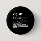C-PSd Definition Stress Awareness Mental Posttrau Button (Vorderseite)