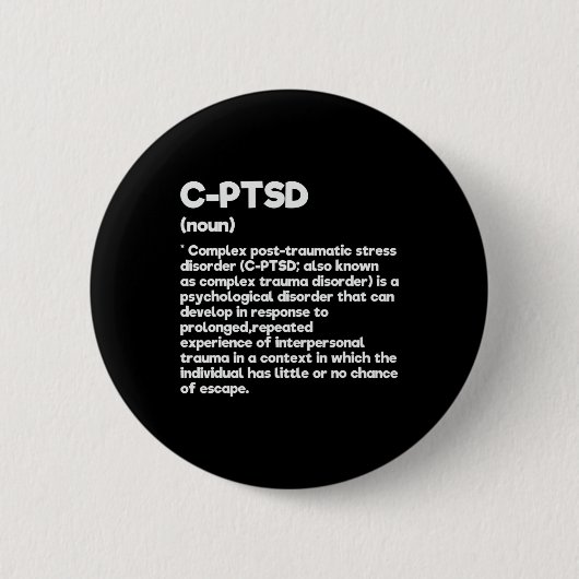 C-PSd Definition Stress Awareness Mental Posttrau Button (Vorderseite)