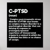 C-PSd Definition Stress Awareness Mental Posttrau Poster (Vorne)