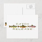 C & R - Forellen Postkarte (Vorne/Hinten)