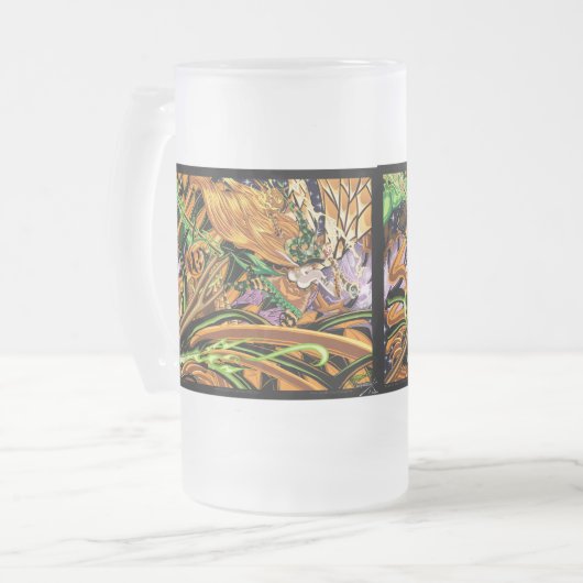 C.R.T.H.D. Mattierte Tasse (Vorderseite Links)