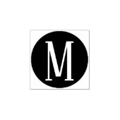 C Rahmen Mit Monogramm AS Gummistempel (Prägung)