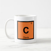 C - Regelmäßige Übersicht über die Chemie in Clovi Kaffeetasse (Links)
