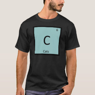 C - Regelmäßiges Tabellenelement für die Chemie vo T-Shirt