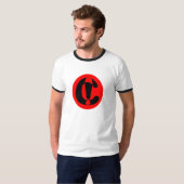C Ringer-Shirt T-Shirt (Vorne ganz)