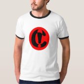 C Ringer-Shirt T-Shirt (Vorderseite)