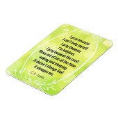 C.S. Lewis Gebet Gedicht Magnet (Linke Seite)