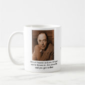 C.S. Lewis: Streben Sie Himmel an Kaffeetasse (Links)