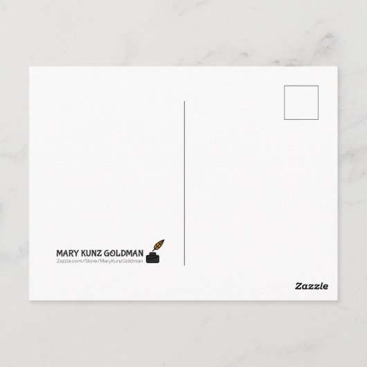 C.S. Lewis Tea and Books Literary Bookworm Postkarte (Rückseite)