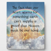 C S Lewis Zitat Fotoplatte (Vorderseite)