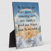 C S Lewis Zitat Fotoplatte (Seite)