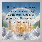C S Lewis Zitat Poster (Vorne)