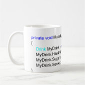 C# scharfe Programmierer-Tee-Tasse Kaffeetasse (Links)
