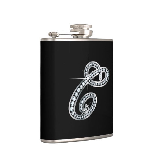 C-Script "Diamond Bling"-Flasche Flachmann (Rechts)