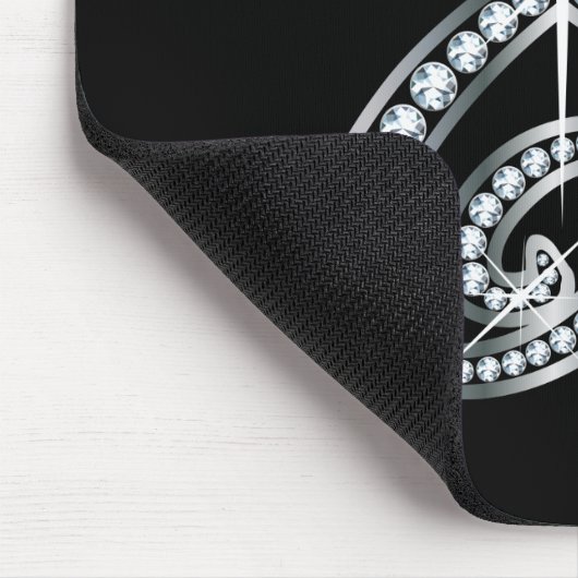 C Script "Diamond Bling" Mousepad (Ecke)