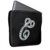C Script-Imitate -"Diamond" Laptopschutzhülle (Vorne Rechts)