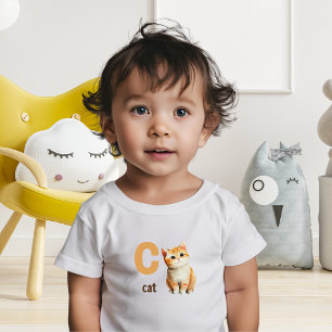 C steht für Cat Toddler Tee