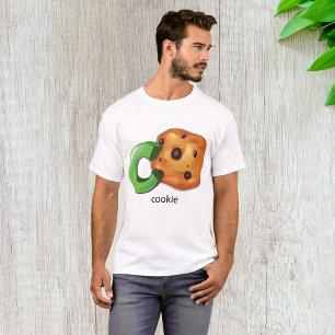C steht für Cookie Alphabet Buchstabe Chocolate Ch T-Shirt