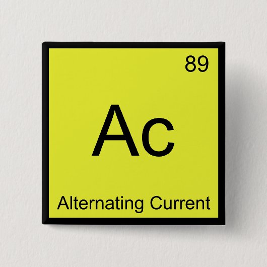 c - Symbol des Wechselstromes eines chemischen Ele Button (Vorderseite)