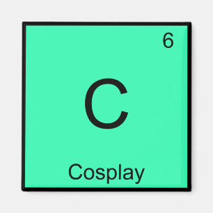 C - T-Shirt für das Symbol für das Cosplay Chemi Magnet