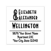 C Tall Ampersand #1 Zwei Namen #3-35 Couple Addres Permastempel (Design)