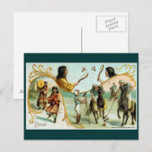 C. Tibet Postkarte (Vorne/Hinten)