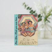 C. U. in FLORIDA Postkarte (Stehend Vorderseite)