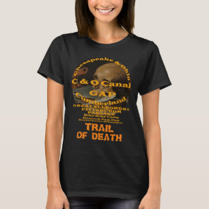 C und O Kanal Towpath Große Allegheny Passage T-Shirt