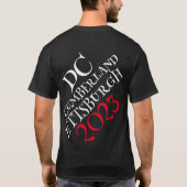 C und O Kanal Towpath Große Allegheny Passage T-Shirt (Rückseite)