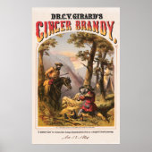 C. V. Girard's GINGER BRANDY 1860 Poster (Vorne)