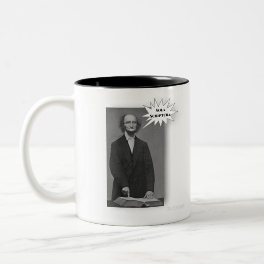 C W Walther - Solo Scriptura Zweifarbige Tasse (Links)