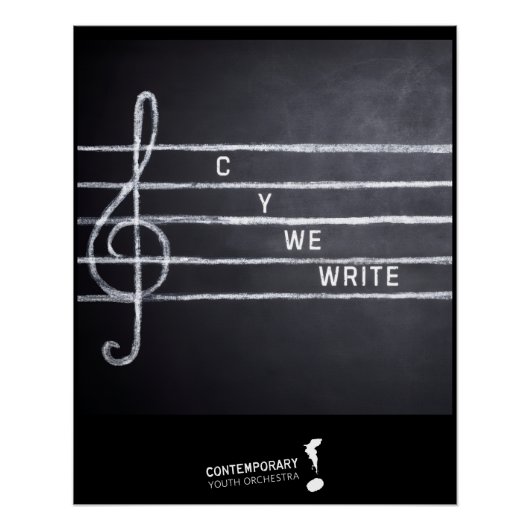 C Y We Write Poster (Vorderseite)