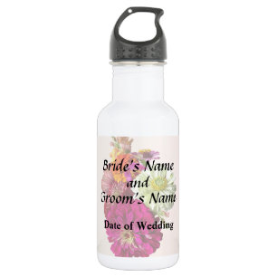 c_ZinniaMixedColorsZinnia Bouquet Mixed Wedding pr Edelstahlflasche