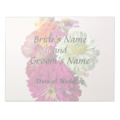 c_ZinniaMixedColorsZinnia Bouquet Mixed Wedding pr Notizblock (Vorderseite)