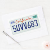 CA2007 RECHTECKIGER AUFKLEBER (Umschlag)